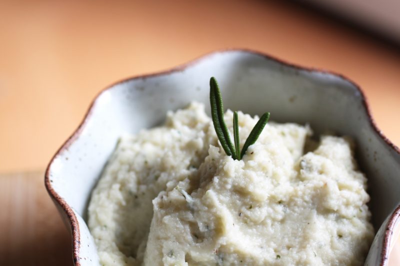 Garlic and Herb Mashed Cauliflower by Primal Palate - FoodSocial