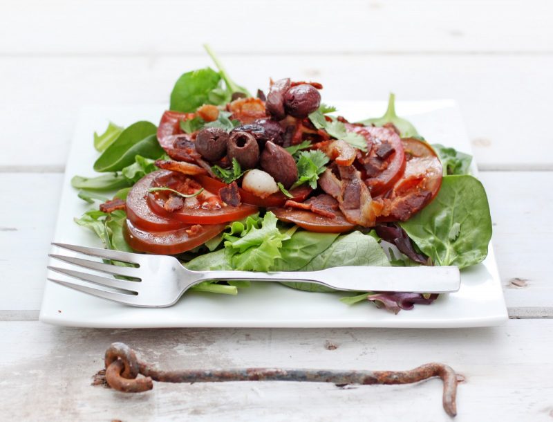 Bacon Lettuce and Tomato Salad by Primal Palate - FoodSocial