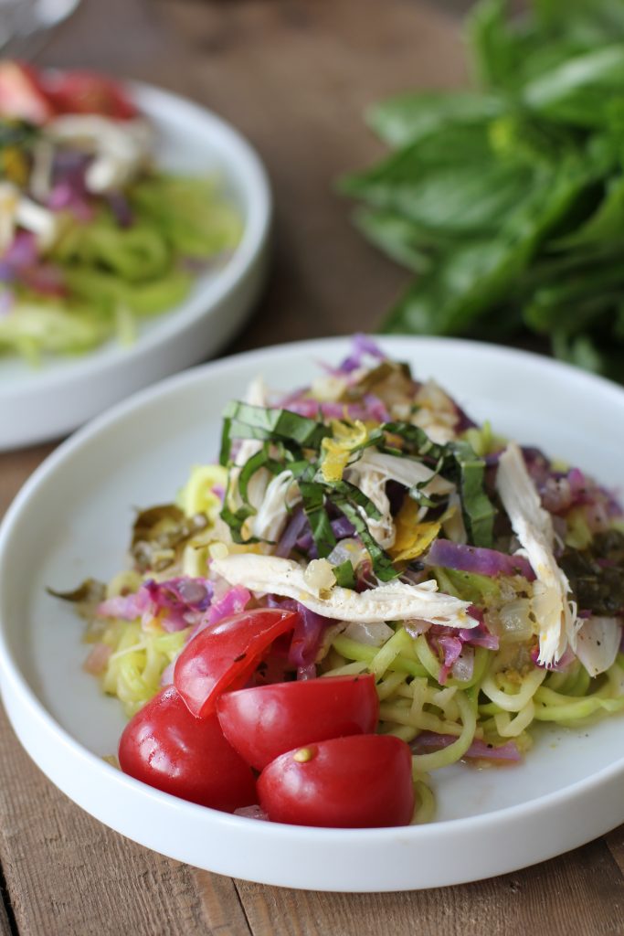 Zoodles and White Wine Lemon Sauce by Jessi's Kitchen - FoodSocial
