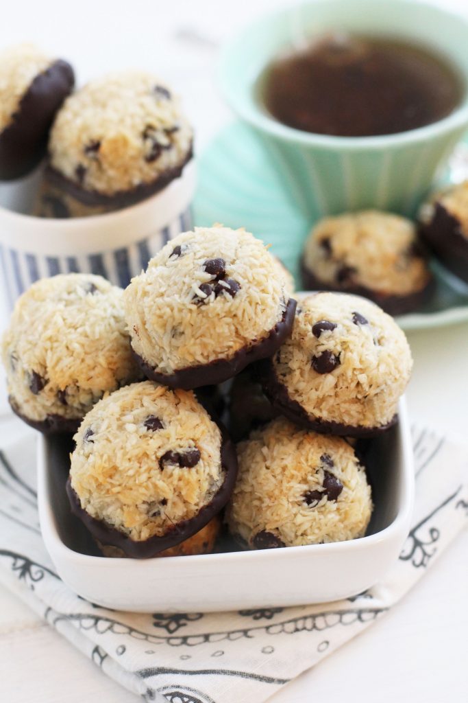 Chocolate Chip Coconut Macaroons by Jessi's Kitchen - FoodSocial