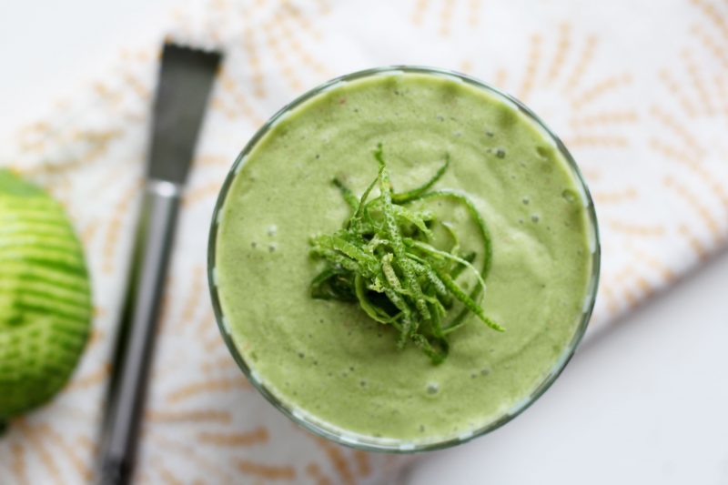 Ginger Lime Green Smoothie by Jessi's Kitchen - FoodSocial