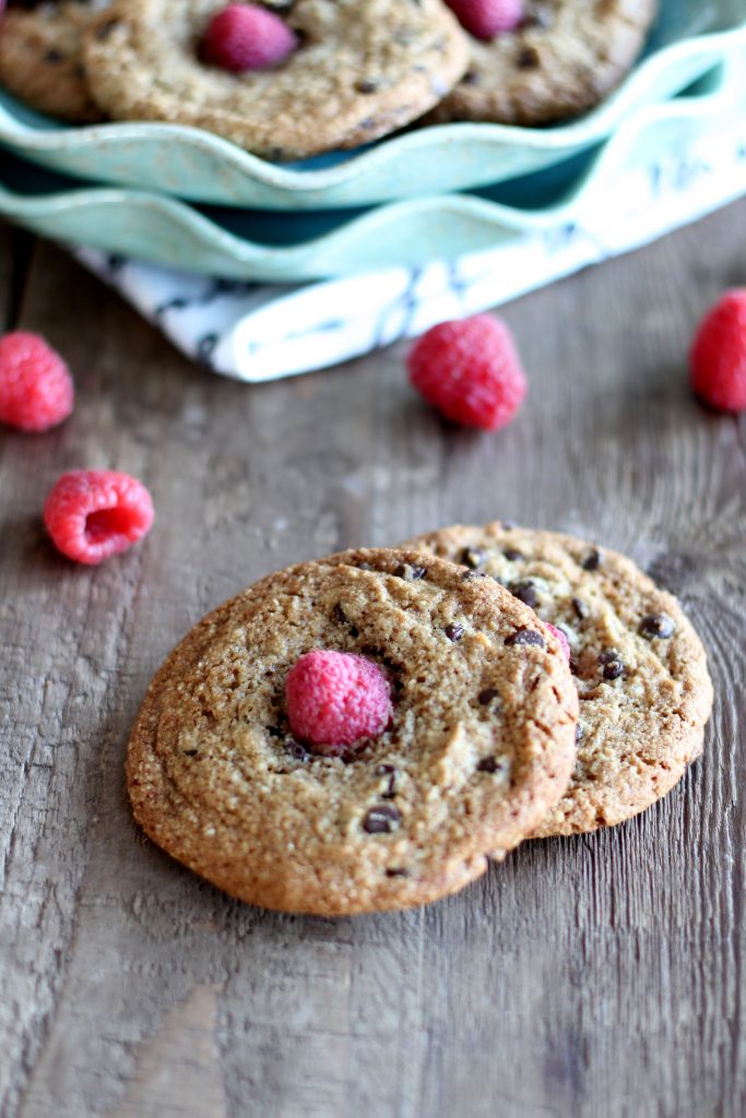 Chocolate Chip Raspberry Cookies by Jessi's Kitchen - FoodSocial