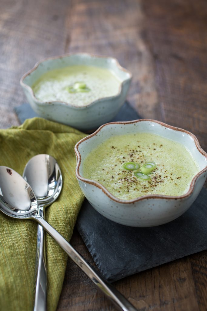 Broccoli and Leek Soup by Primal Palate - FoodSocial