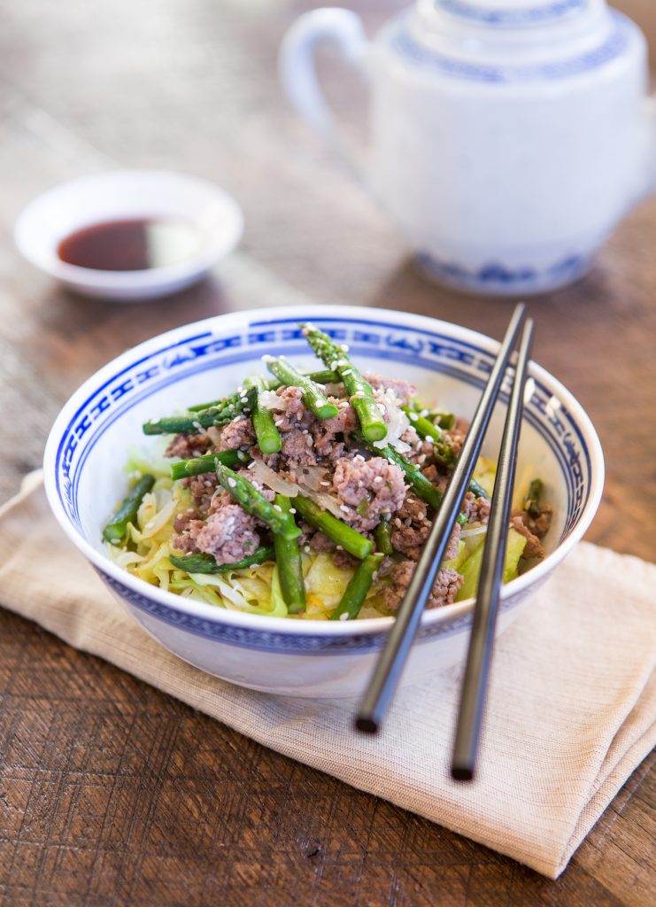 Lamb Asparagus Stir-Fry by Primal Palate - FoodSocial