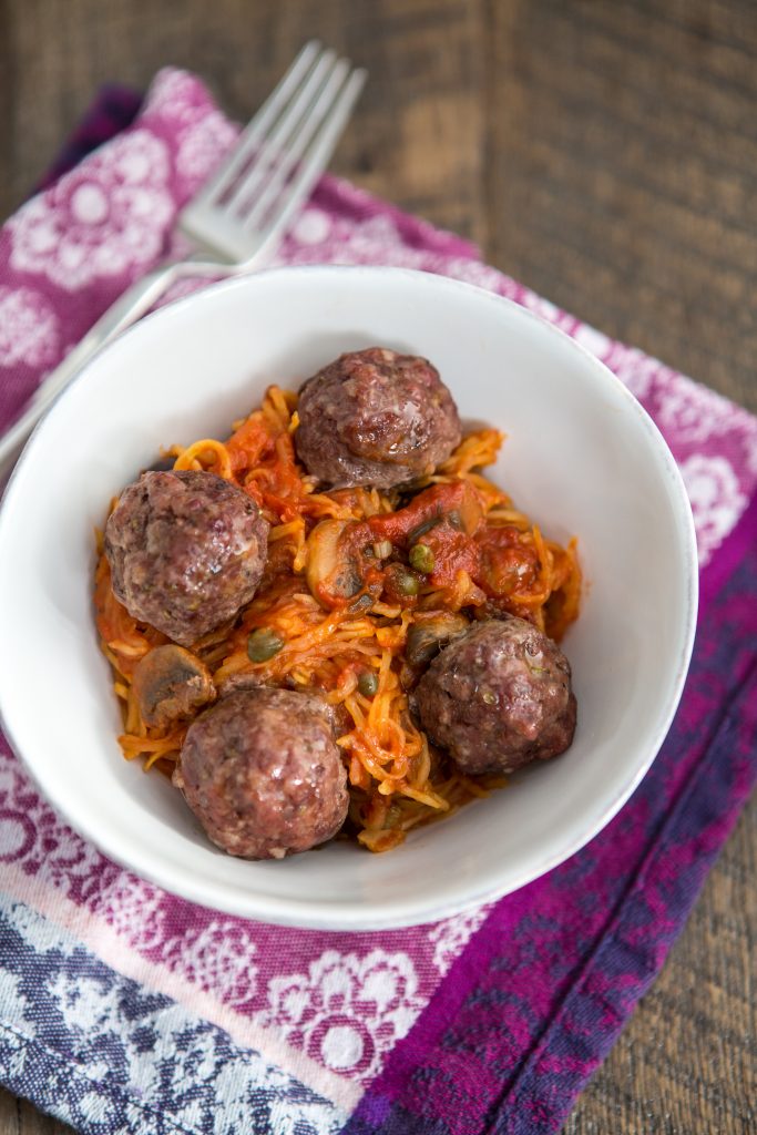 Pasta with Meatballs by Primal Palate - FoodSocial