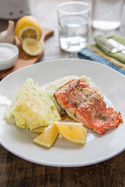 Garlic and Dill Sockeye Salmon