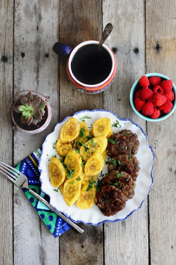Fried Plantains and Breakfast Sausage by Jessi's Kitchen - FoodSocial