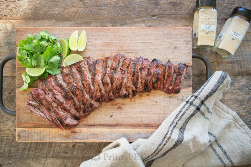 Chipotle Lime Skirt Steak by Primal Palate - FoodSocial