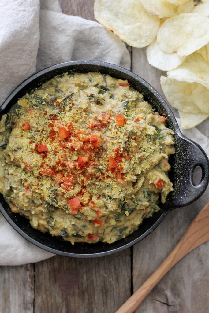 Dairy-free Creamy Spinach Artichoke Dip by Jessi's Kitchen - FoodSocial
