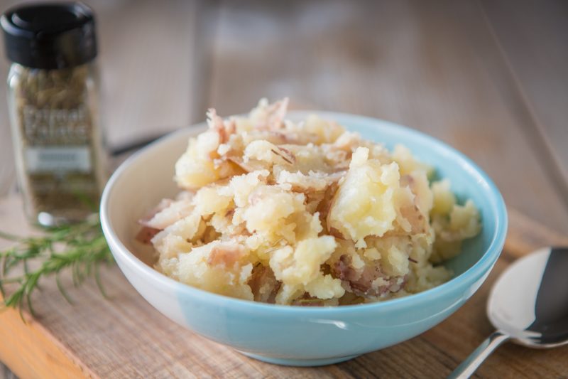 Rosemary Red Skin Mashed Potatoes by Primal Palate - FoodSocial