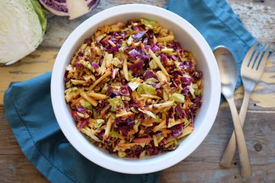 Coleslaw with Apples and Bacon