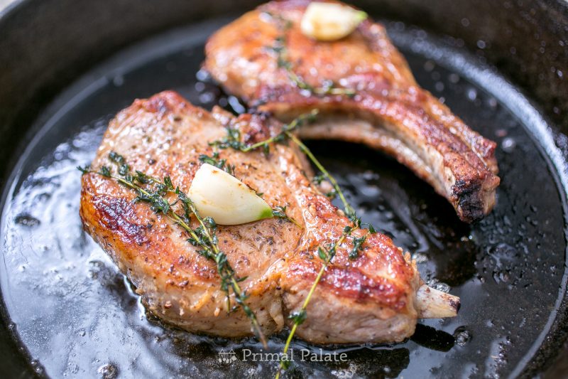 Pan Roasted Pork Chops (AIP-friendly) by Primal Palate - FoodSocial