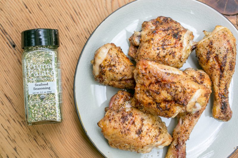 Grilled Chicken with Seafood Seasoning by Primal Palate - FoodSocial