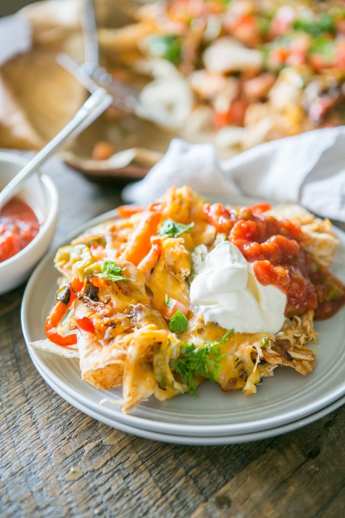 Chicken Fajita Nachos by Primal Palate - FoodSocial