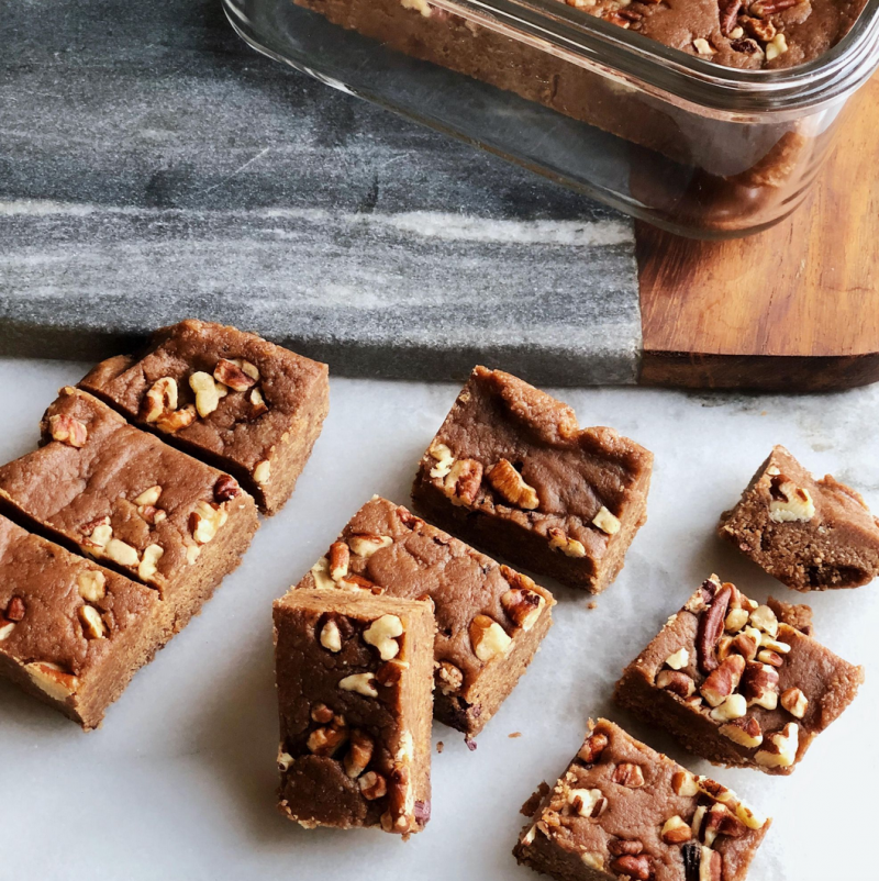 No Bake Chocolate Almond Fudge by Leslie McDonald - FoodSocial