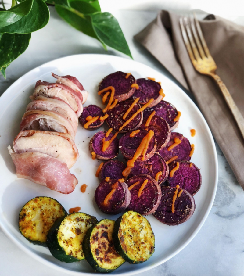 Whole30 Bacon Wrapped Chicken by Leslie McDonald - FoodSocial