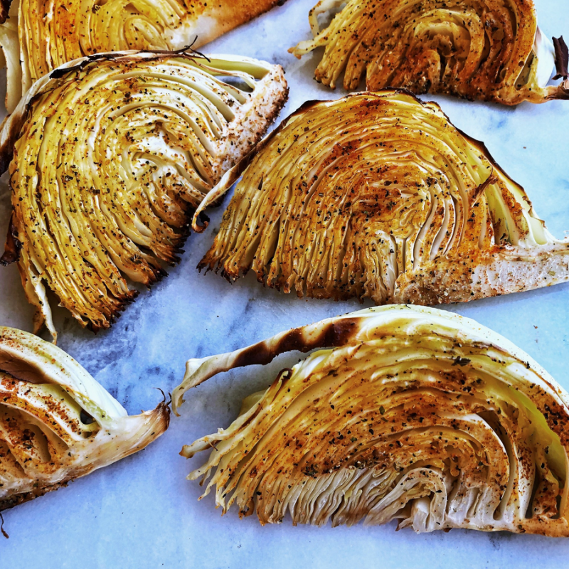 Oven Roasted Cabbage Wedges by Leslie McDonald - FoodSocial