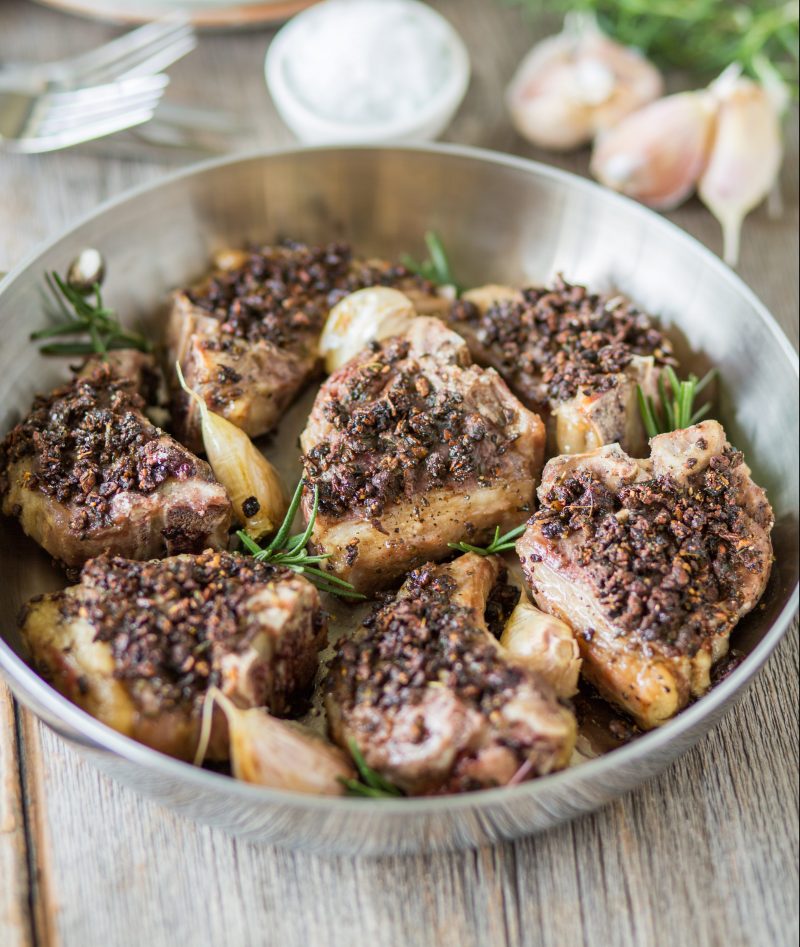 Porcini-crusted Lamb Chops by Primal Palate - FoodSocial
