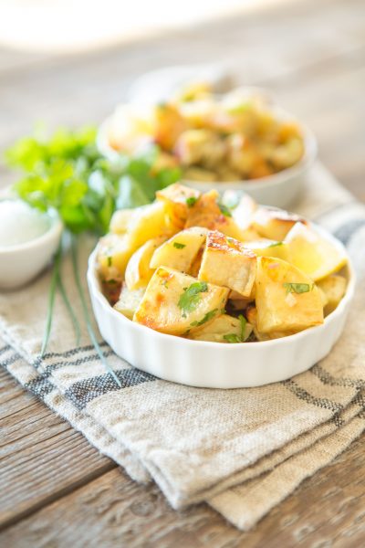 Roasted Sweet Potatoes with Citrus Dressing