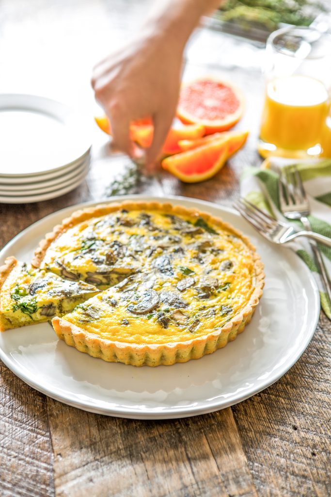 Spinach and Artichoke Quiche by Primal Palate - FoodSocial