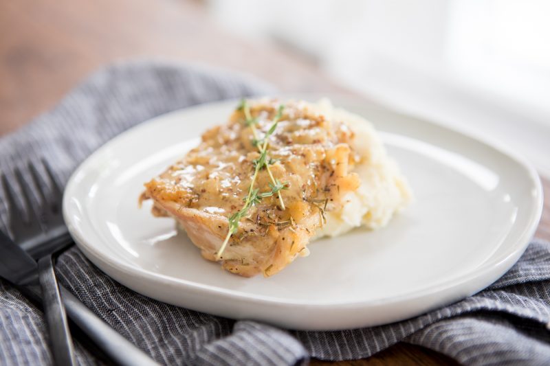 Chicken with Mustard Cream Sauce by Primal Palate - FoodSocial