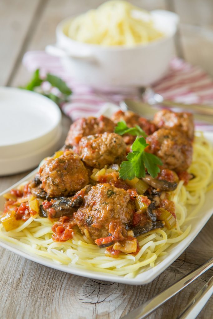 Pork Meatballs with Creamy Sauce by Primal Palate - FoodSocial