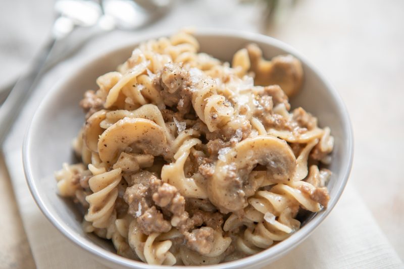 Gluten Free Creamy Beef & Noodles by Primal Palate - FoodSocial