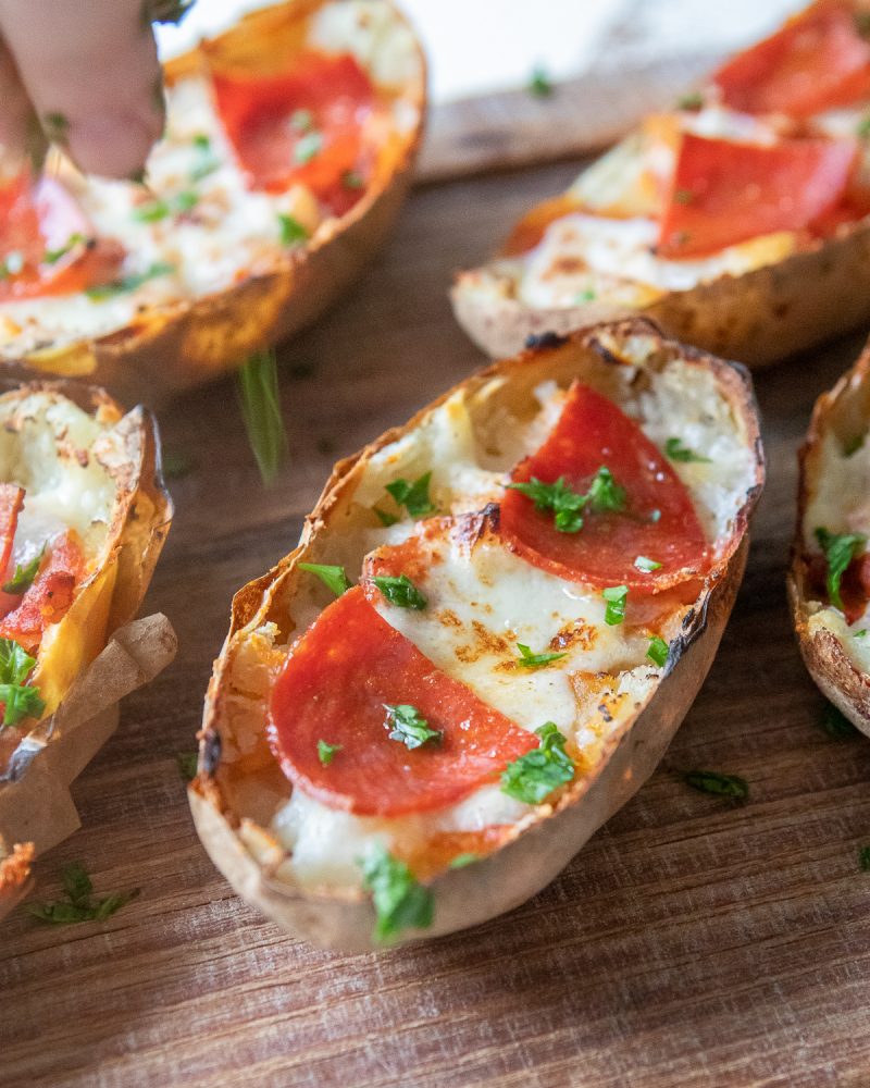 Pizza Potato Skins by Primal Palate - FoodSocial