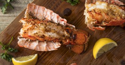 Broiled Lobster Tails