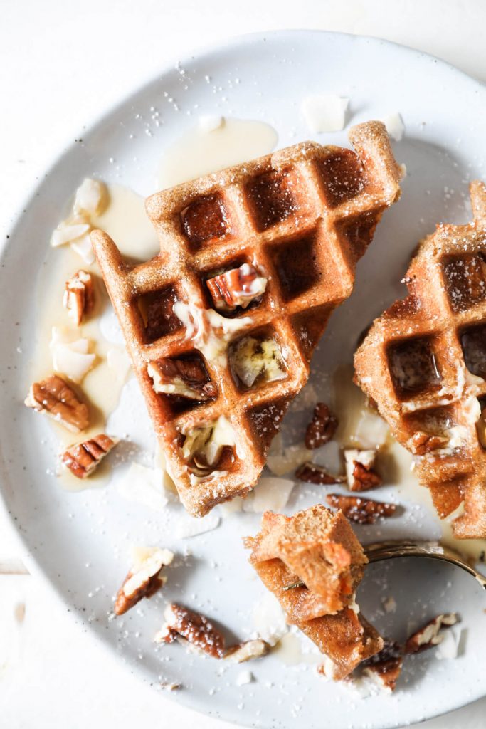 Gluten-free Carrot Cake Waffles by Jessi's Kitchen - FoodSocial
