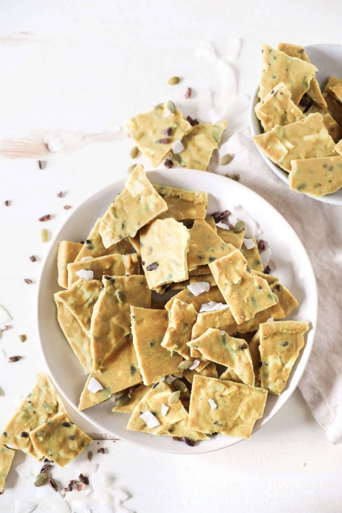 Golden Milk Coconut Bark by Jessi's Kitchen - FoodSocial