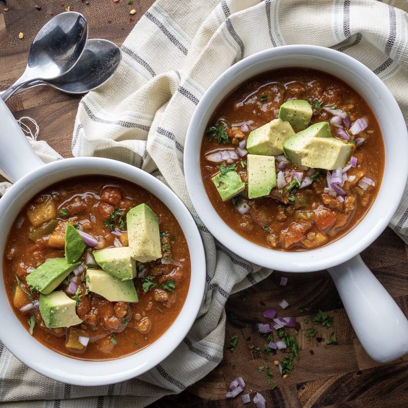 Hearty Sweet Potato Pumpkin Chili by Brad | A Pinch of Pride 🏳️‍🌈 - FoodSocial