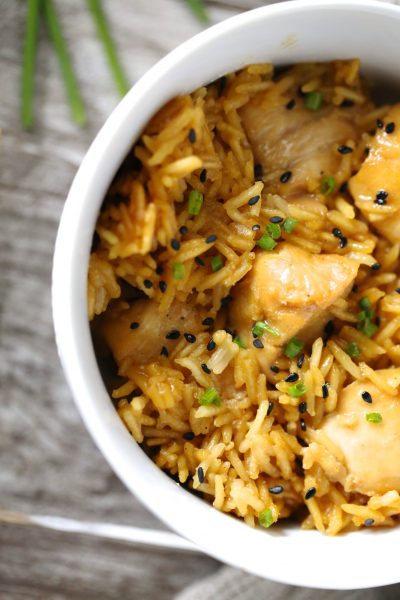 Instant Pot Gluten Free Teriyaki Chicken and Rice