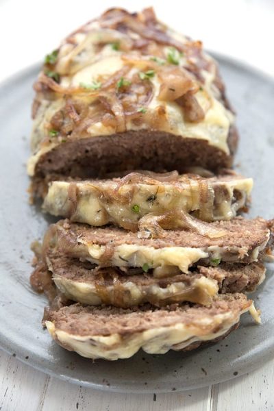 Keto French Onion Meatloaf