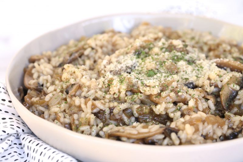 Marsala Mushroom Risotto by Jennifer Robins - FoodSocial