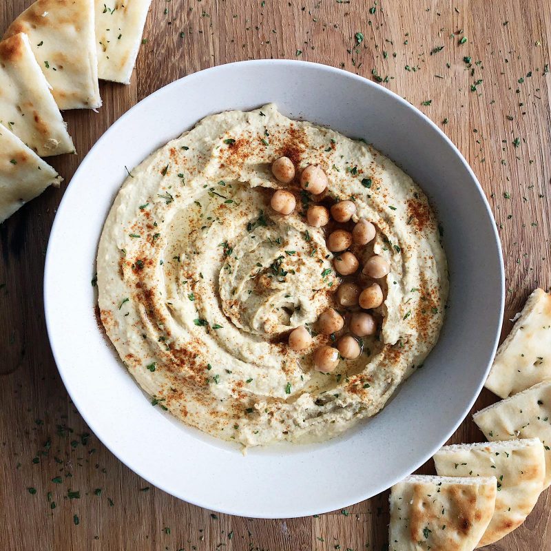The Best Healthy Hummus by Wakeupandkale - FoodSocial