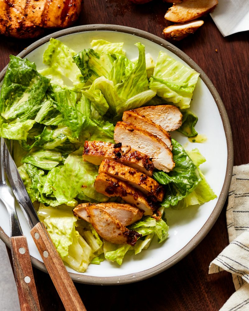 Whole30 Caesar Salad with Grilled Chicken (Paleo) by Primal Gourmet - FoodSocial