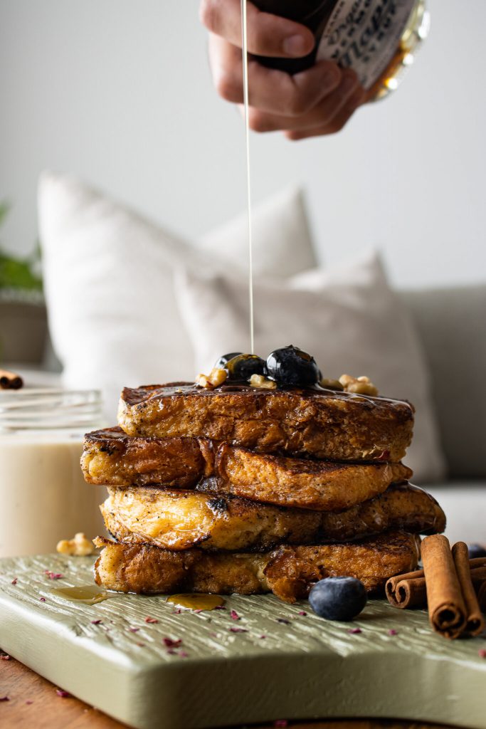 Coquito French Toast by Inspired with a Twist - FoodSocial