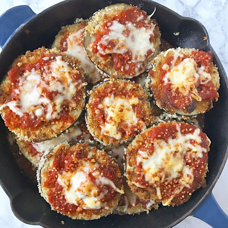 One-Pan Healthier Eggplant Parmesan by All Roads Lead to Healthy - FoodSocial