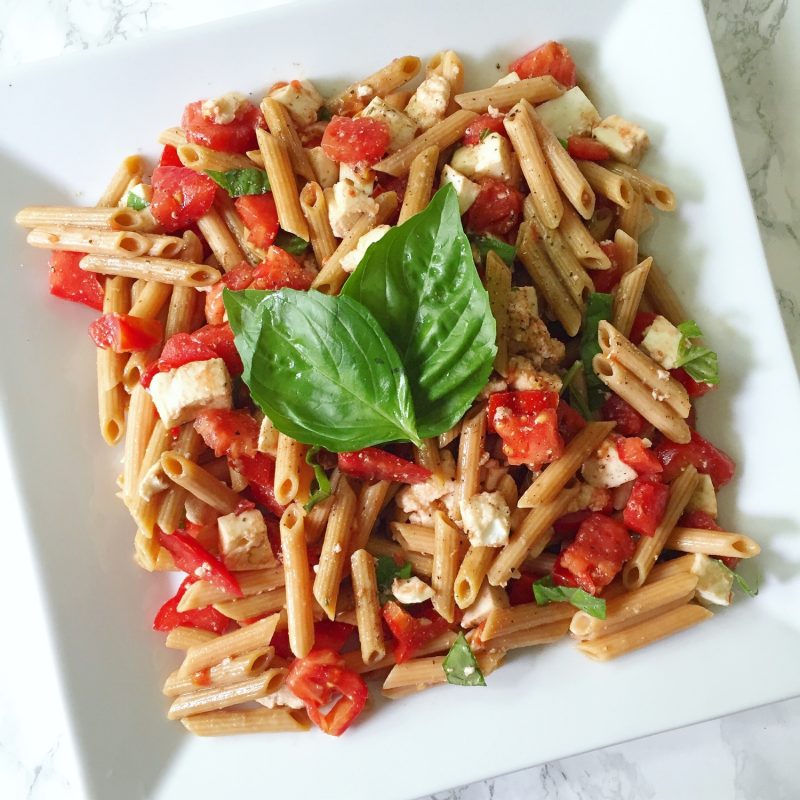 Caprese Pasta Salad by All Roads Lead to Healthy - FoodSocial