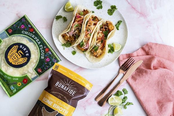 Gluten-free, Grain-free Fried Shrimp Tacos by Bonafide Provisions - FoodSocial