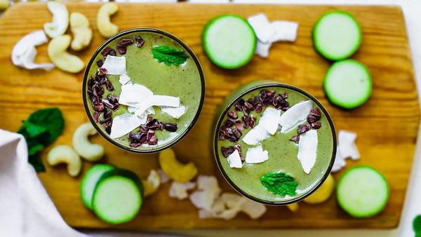 Mint Cacao Smoothie with Bone Broth by Bonafide Provisions - FoodSocial