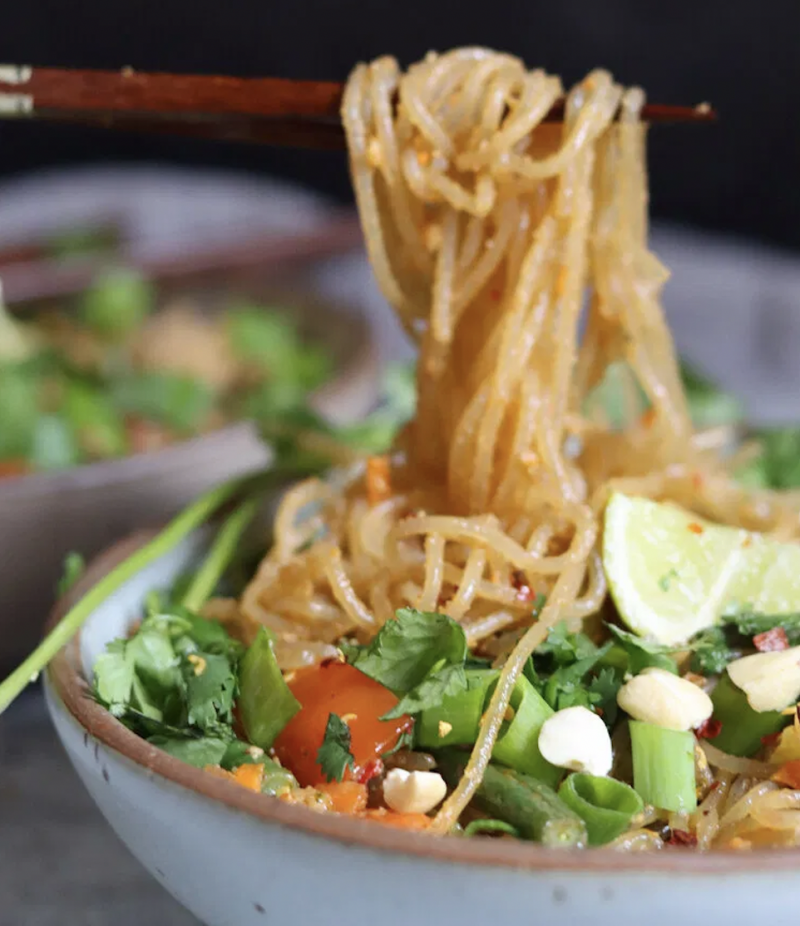 Tahini Cashew Chili Noodles by Shivangi Rao - FoodSocial