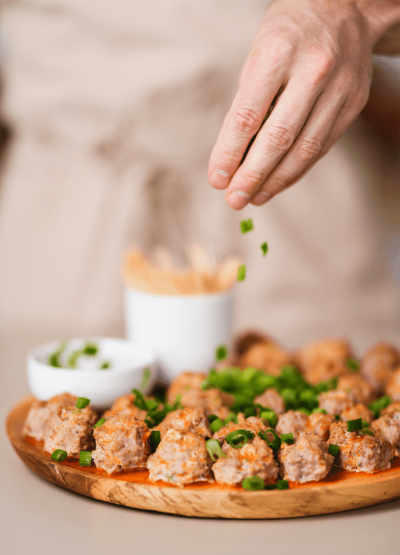 Whole30 Buffalo Bone Broth Turkey Meatballs