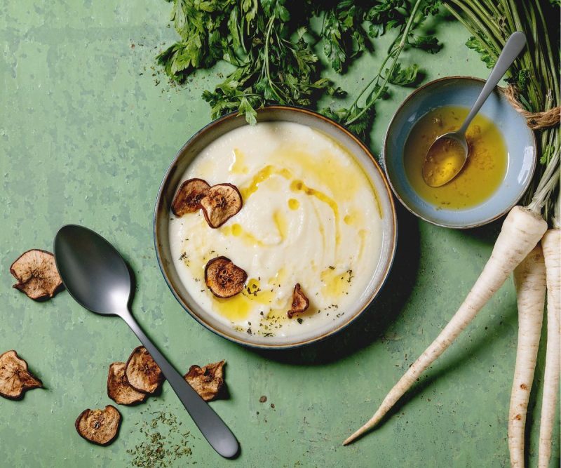 Creamy Instant Pot Parsnip Soup (Dairy Free) by Bonafide Provisions - FoodSocial