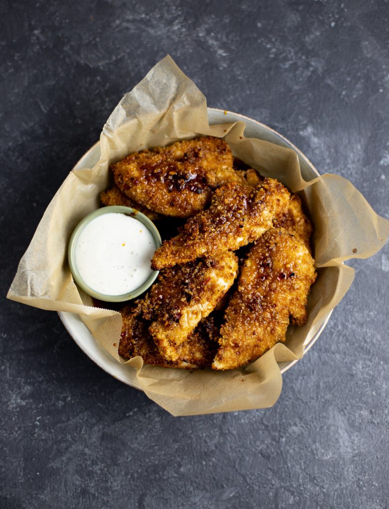 Crispy Honey Garlic Chicken Tenders by livelymeals - FoodSocial
