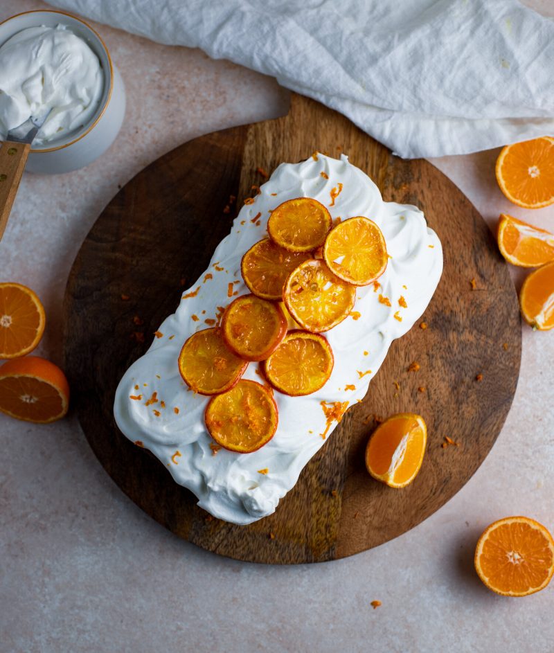 Citrus Almond Cake with Whipped Mascarpone by livelymeals - FoodSocial