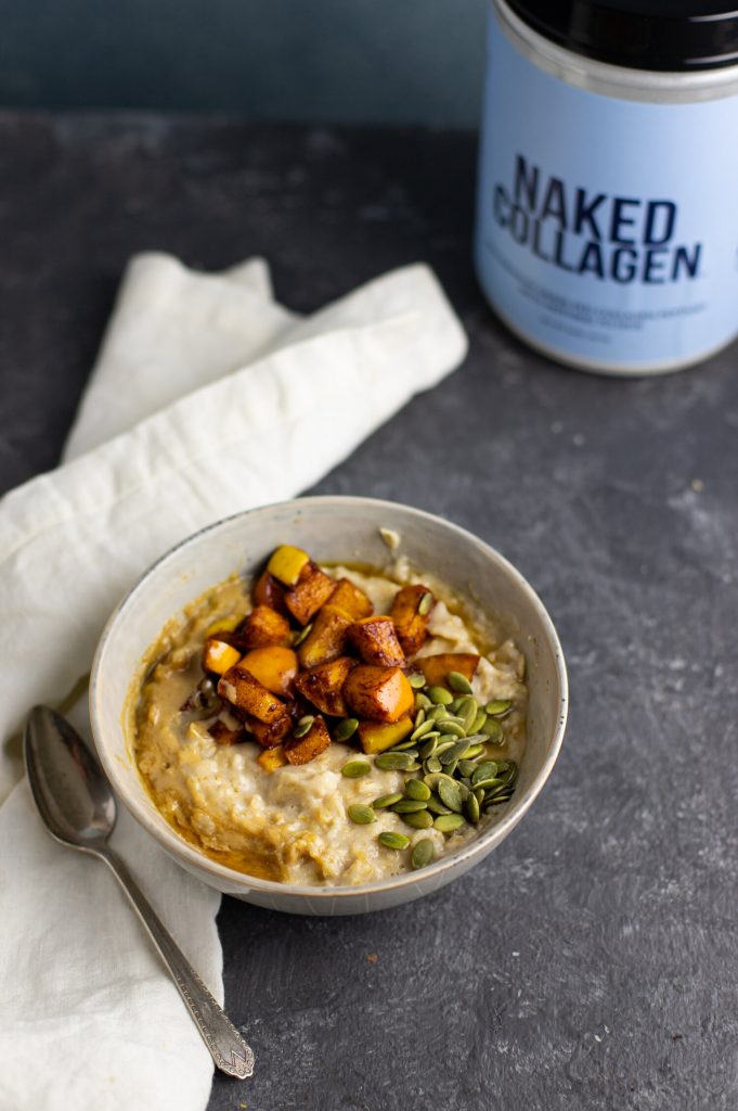 Creamy Vanilla Oatmeal with Cinnamon Apples by livelymeals - FoodSocial