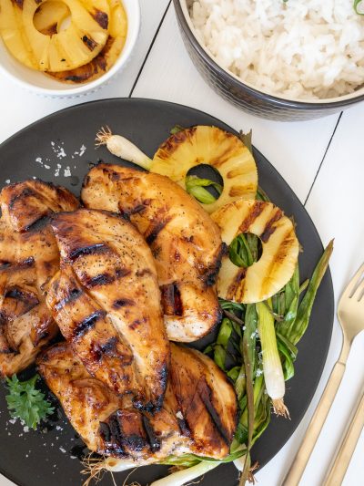 Grilled Pineapple Marinated Chicken