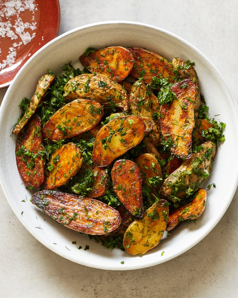 Perfectly Roasted Garlic and Herb Potatoes, Whole30 by Primal Gourmet - FoodSocial